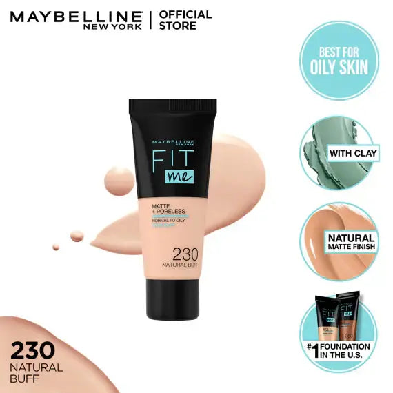 Maybelline - Fit Me Liquid Foundation Matte & Poreless Maybelline