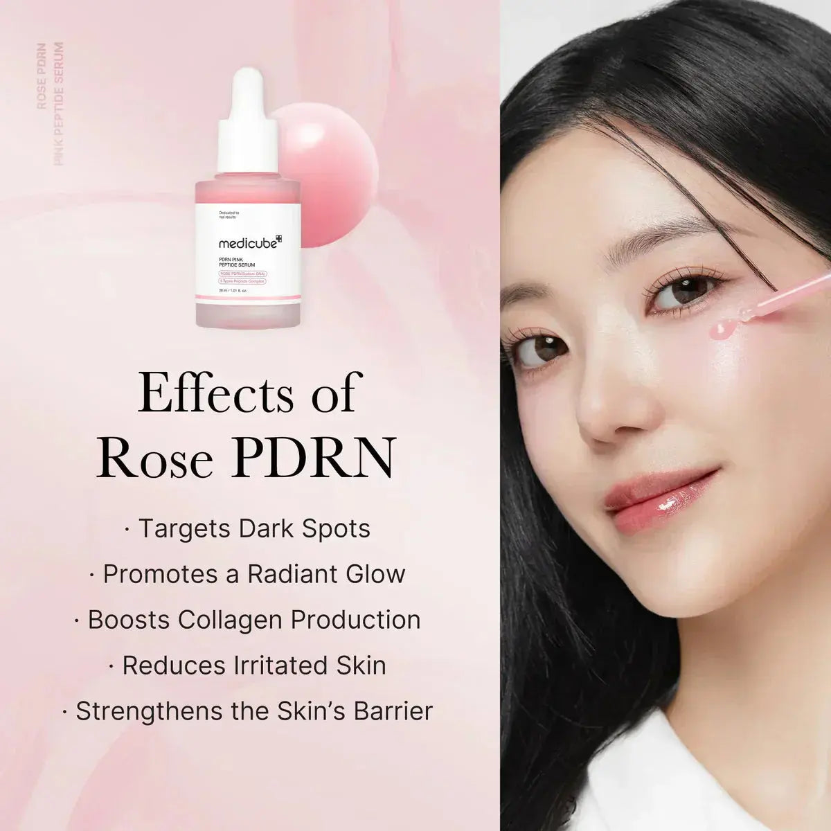 Medicube PDRN Pink Peptide Serum Skincare
