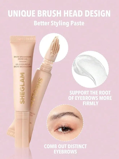 SHEGLAM Makeup- Eyebrow Breakdown Brow Clear Gel Perfect Option To Keep Brows In Place All day long BeautyLabel.pk