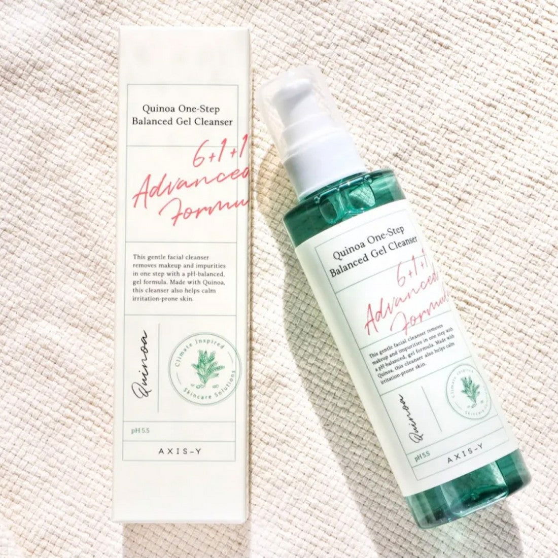 AXIS-Y Quinoa One Step Balanced Gel Cleanser 180ml - BeautyLabel