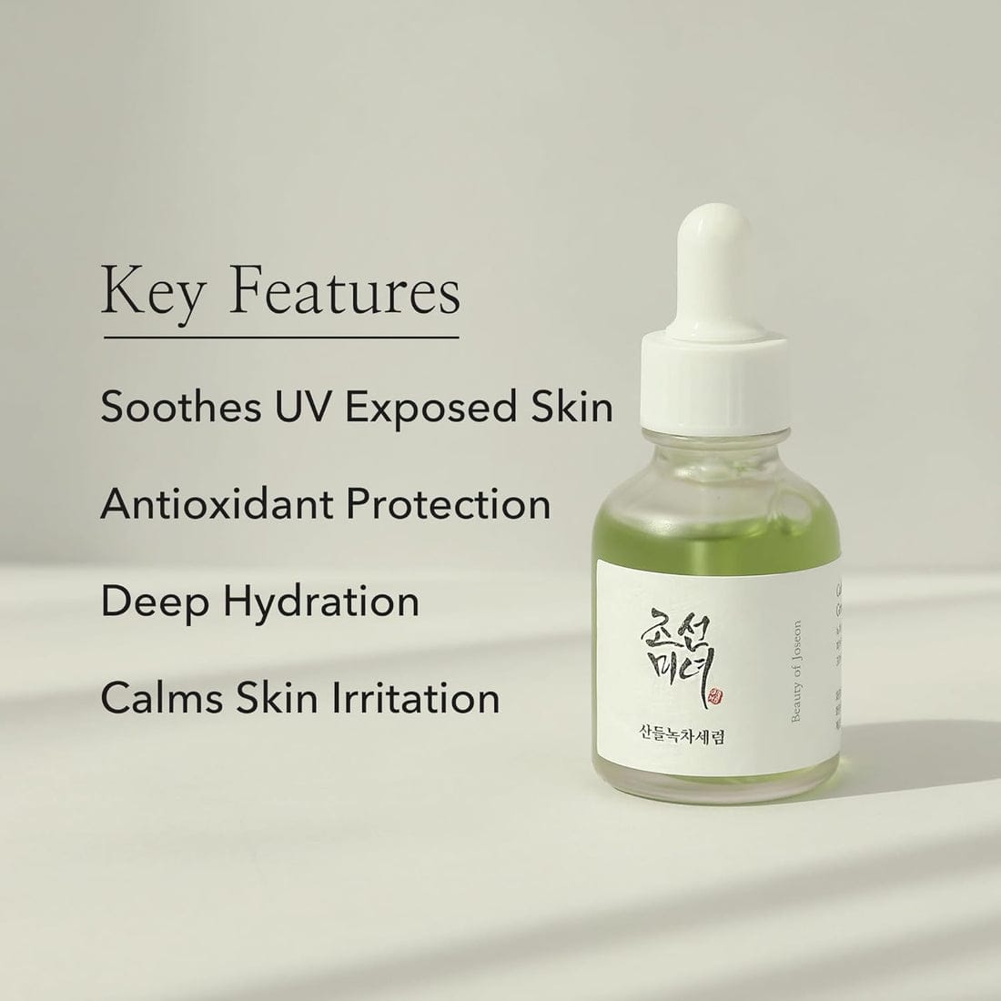 Beauty Of Joseon Green Tea + Panthenol Calming Serum 30ml - BeautyLabel