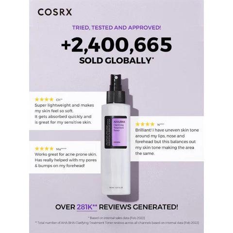 COSRX - AHA BHA Clarifying Treatment toner 150ml - BeautyLabel