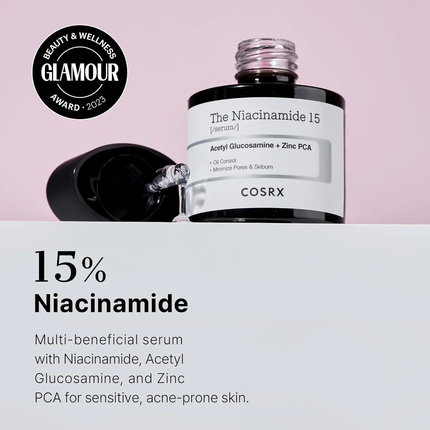 COSRX Niacinamide 15% Face Serum 20ml - BeautyLabel