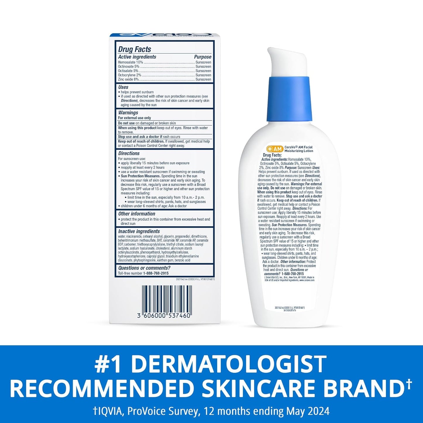 CeraVe AM Facial Moisturizing Lotion SPF 30 | 89ML - BeautyLabel