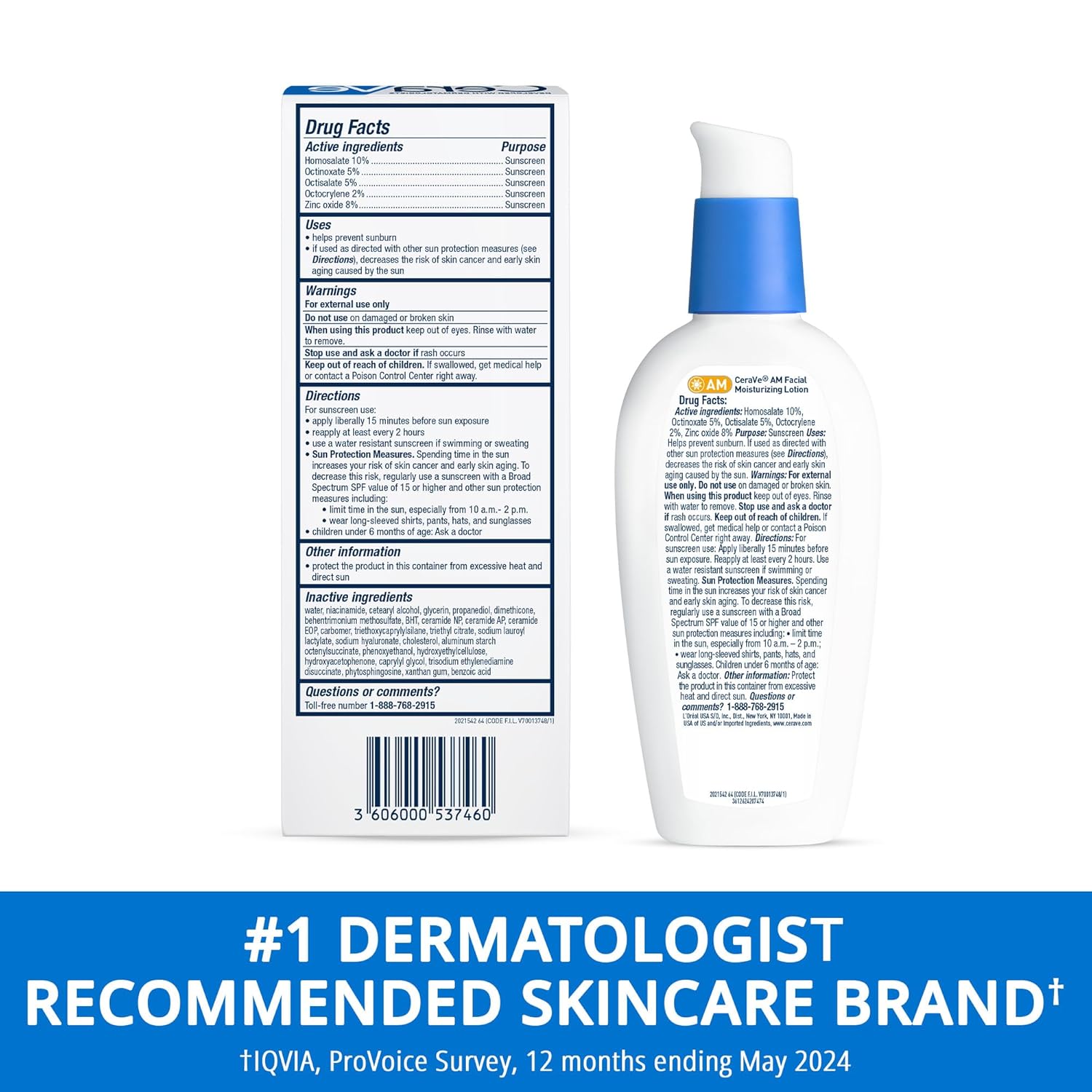CeraVe AM Facial Moisturizing Lotion SPF 30 | 89ML - BeautyLabel
