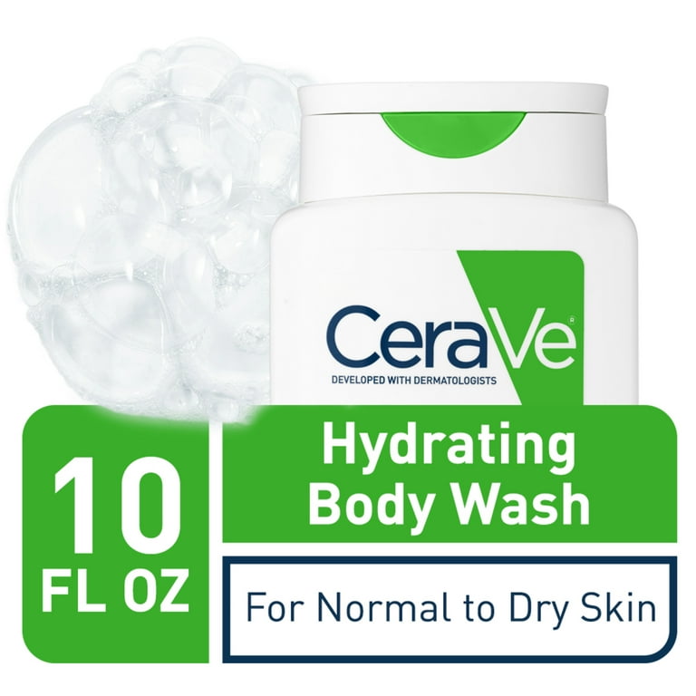 CeraVe Hydrating Body Wash For Normal To Dry Skin 296ml - BeautyLabel