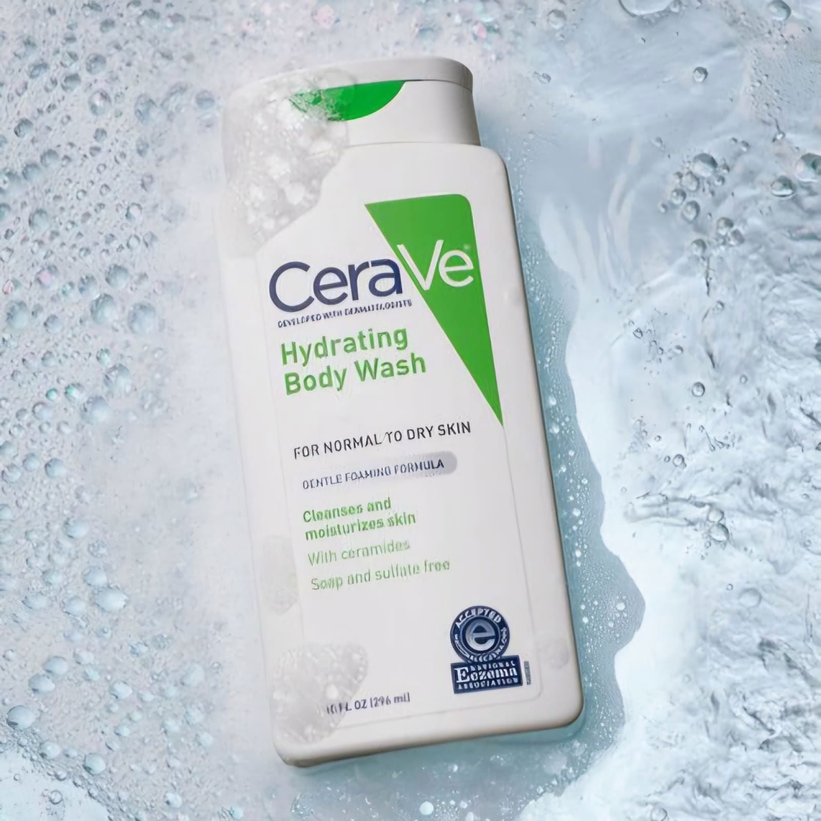 CeraVe Hydrating Body Wash For Normal To Dry Skin 296ml - BeautyLabel