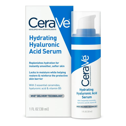 CeraVe Hydrating Hyaluronic Acid Serum 30ml - BeautyLabel