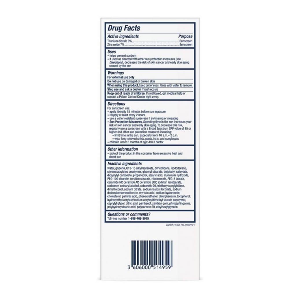 CeraVe Hydrating Mineral Sunscreen SPF 50 Face Lotion 75ml - BeautyLabel