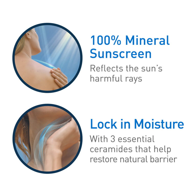 CeraVe Hydrating Mineral Sunscreen SPF 50 Face Lotion 75ml - BeautyLabel