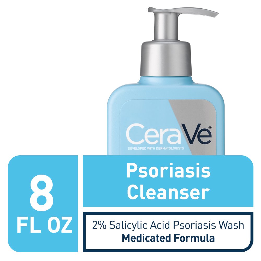 CeraVe Psoriasis Cleanser 2% Salicylic Acid Psoriasis Wash 237ml - BeautyLabel