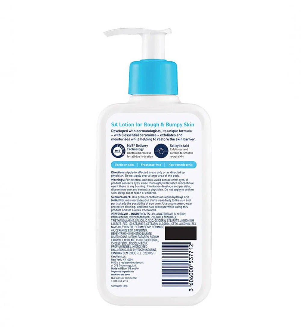 CeraVe SA Lotion For Rough and Bumpy Skin 237ml - BeautyLabel