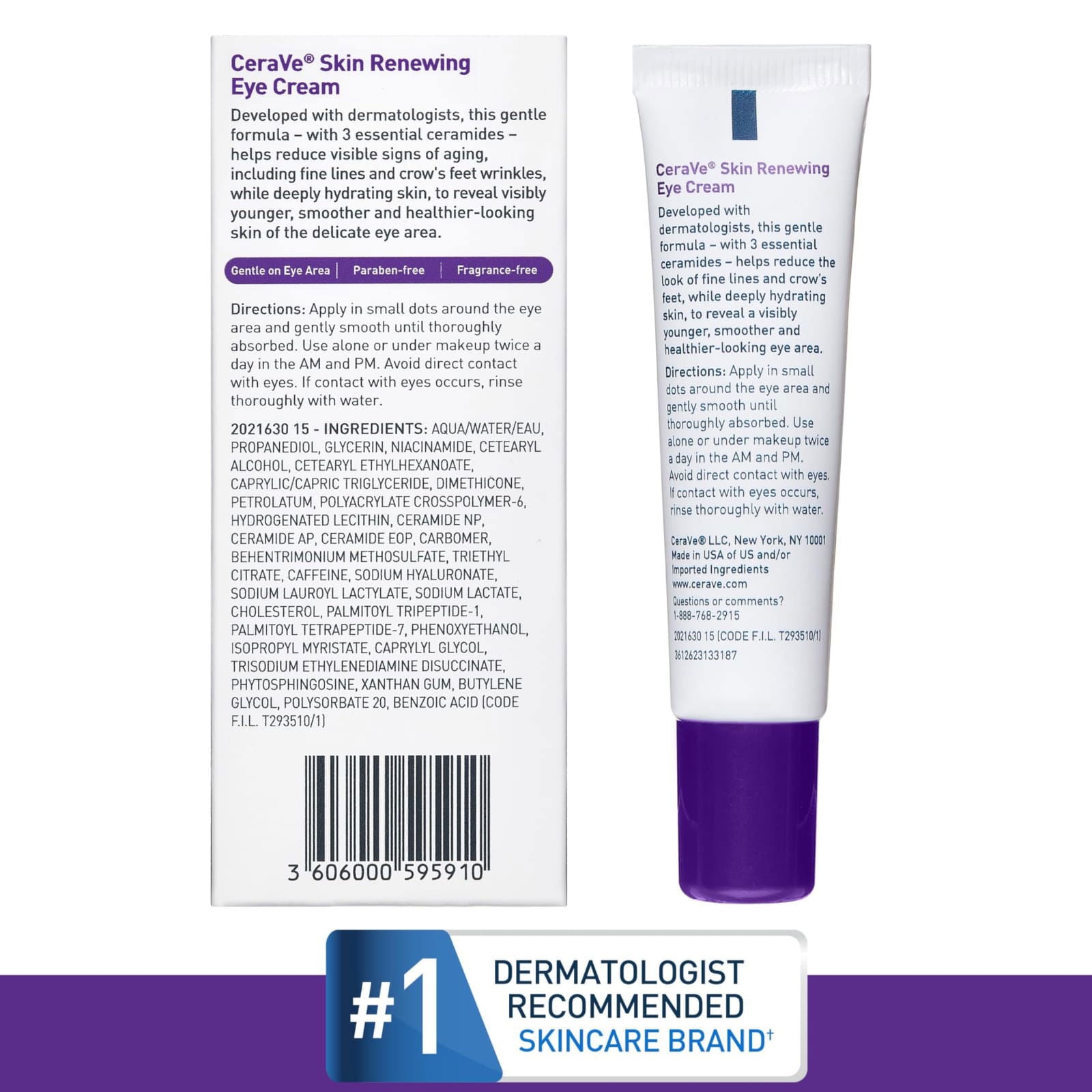 CeraVe Skin Renewing Eye Cream 14.2g - BeautyLabel