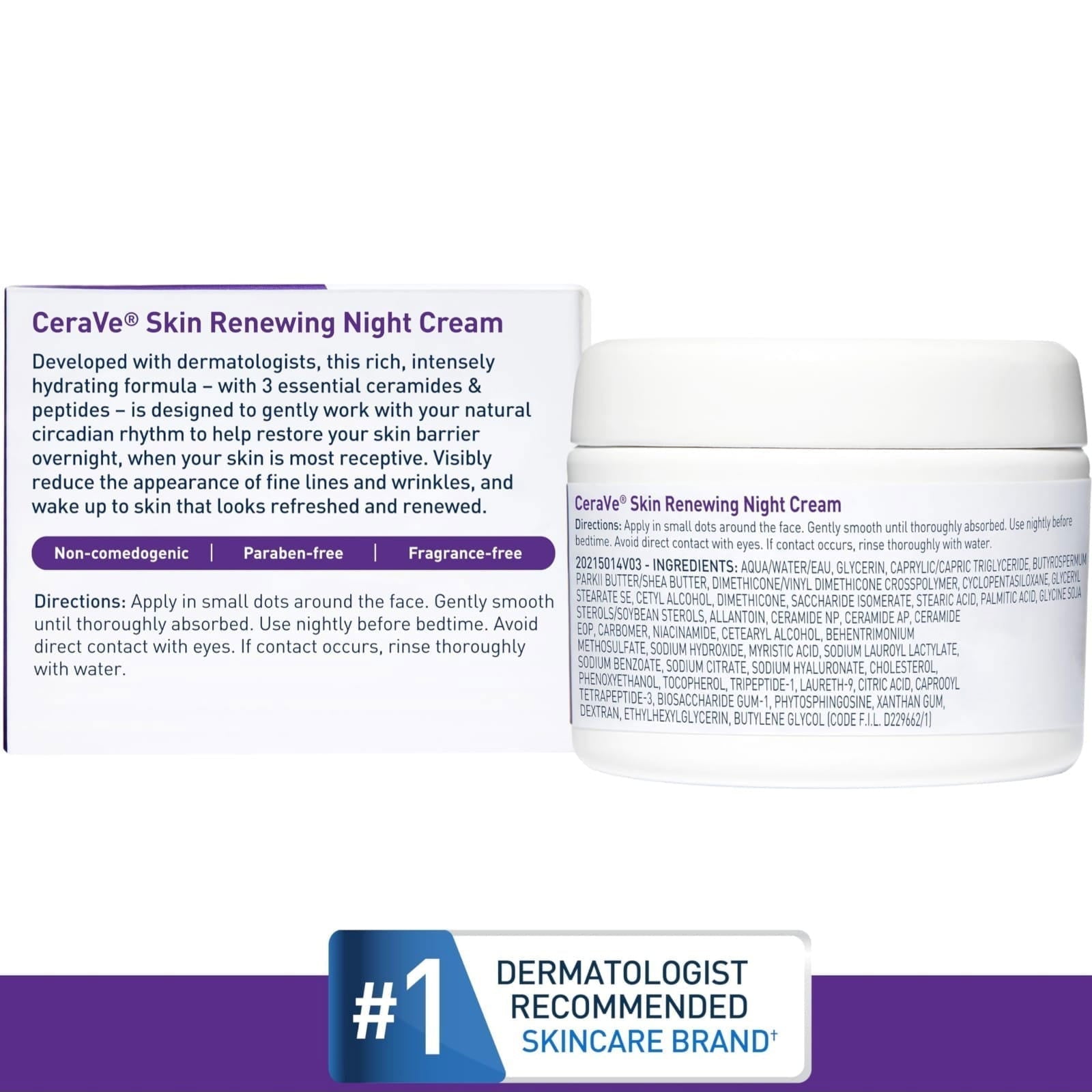 Cerave Skin Renewing Night Cream 48g - BeautyLabel