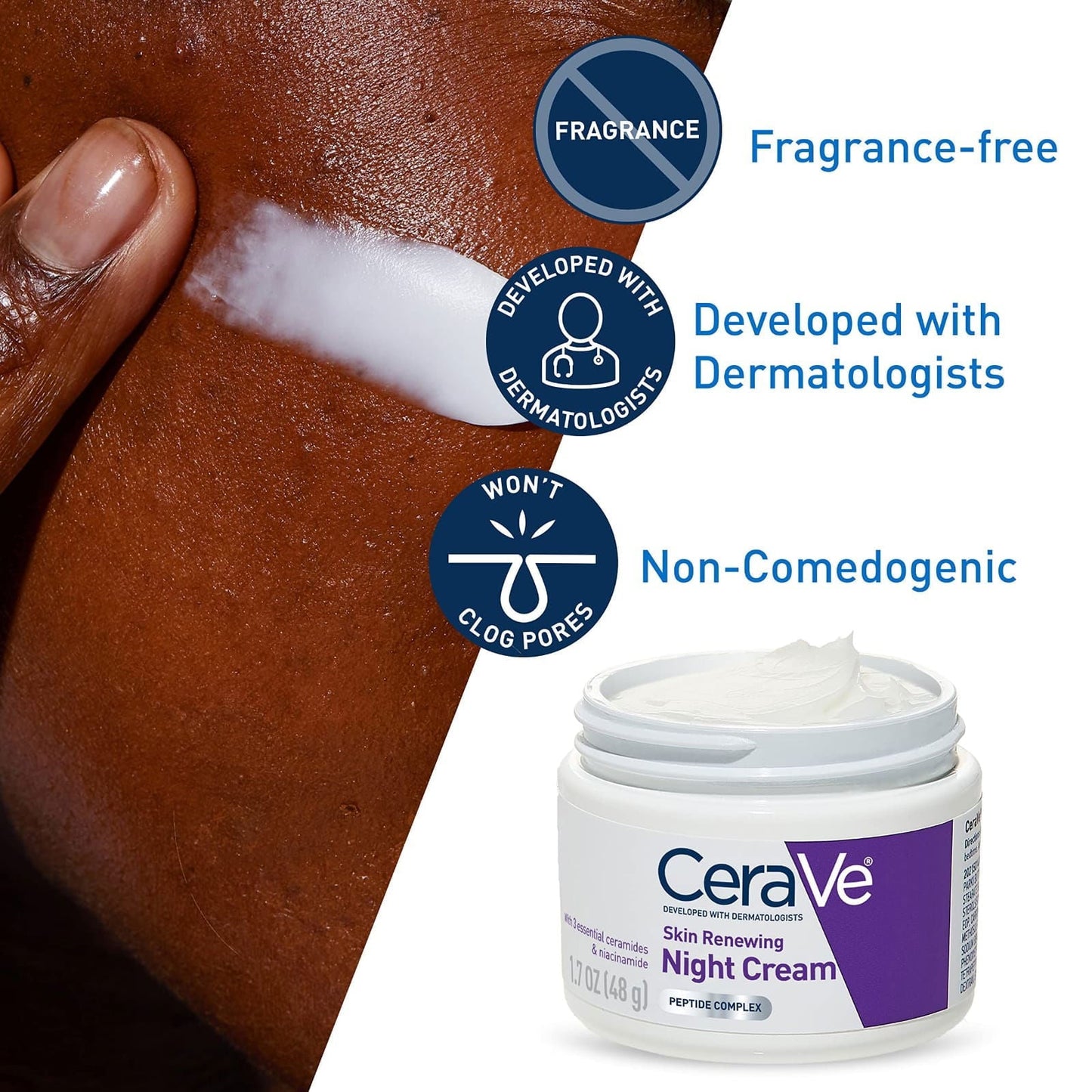 Cerave Skin Renewing Night Cream 48g - BeautyLabel