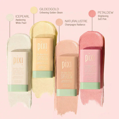 pixi On-the-Glow Super Glow highlighters Deluxura