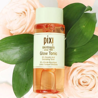 PIXI Glow Tonic Exfoliating Toner With 5% Glycolic Acid 100ml - BeautyLabel