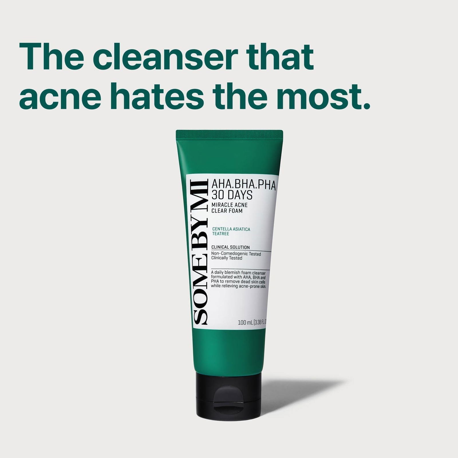 SOME BY MI AHA BHA PHA 30 Days Miracle Acne Clear Foam 100ml - BeautyLabel
