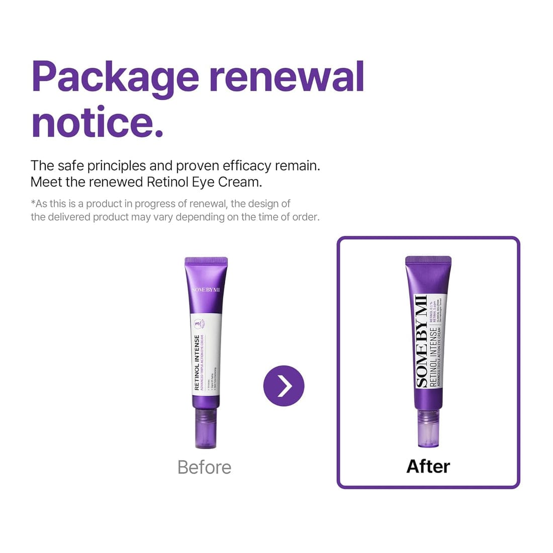 SOME BY MI Retinol Intense Advanced Triple Action Eye Cream 30ml - BeautyLabel