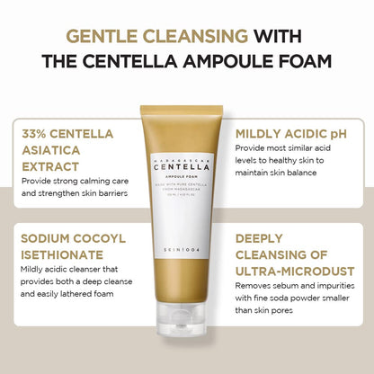 Skin1004 Madagascar - Centella Ampoule Foam 125ml - BeautyLabel