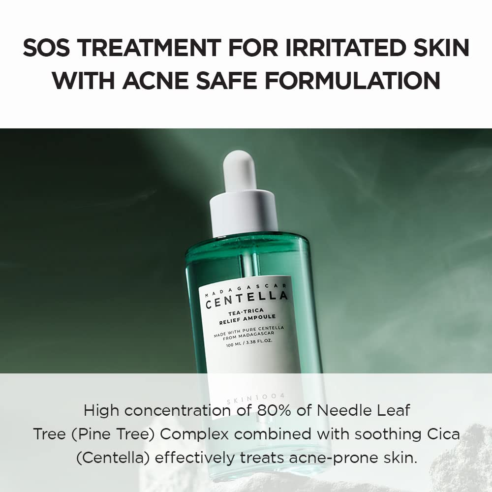 Skin1004 Madagascar - Centella Tea-Trica Relief Ampoule 100ml - BeautyLabel