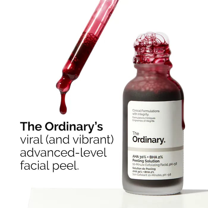 The Ordinary AHA 30% + BHA 2% Peeling Solution 30ml - BeautyLabel