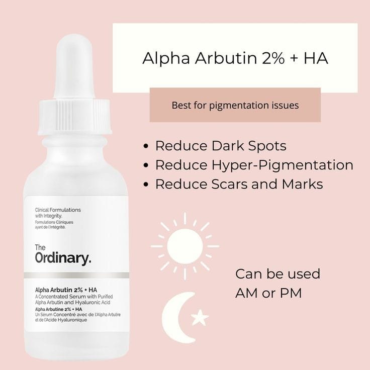 The Ordinary Alpha Arbutin 2% + HA Serum 30ml - BeautyLabel