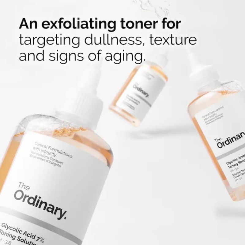 The Ordinary Glycolic Acid 7% Toning Solution 240ml - BeautyLabel