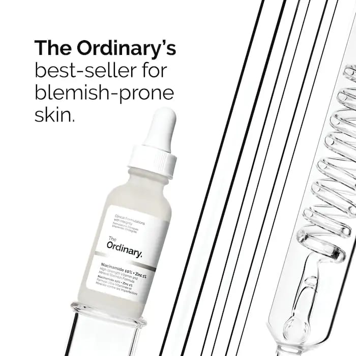 The Ordinary Niacinamide 10% + Zinc 1% Serum 30ml - BeautyLabel
