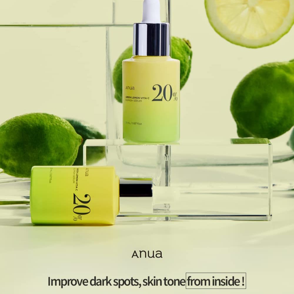 Anua Green Lemon Vita C 20% Blemish Serum 20ml - BeautyLabelpersonal careAnuaBeautyLabel20mlAnua Green Lemon Vita C 20% Blemish Serum 20ml - BeautyLabel