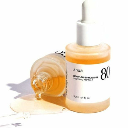 Anua Heartleaf 80 Moisture Soothing Ampoule 30ml - BeautyLabelpersonal careAnuaBeautyLabel30mlAnua Heartleaf 80 Moisture Soothing Ampoule 30ml - BeautyLabel