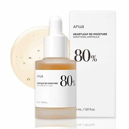 Anua Heartleaf 80 Moisture Soothing Ampoule 30ml - BeautyLabelpersonal careAnuaBeautyLabel30mlAnua Heartleaf 80 Moisture Soothing Ampoule 30ml - BeautyLabel
