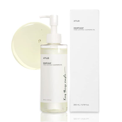 Anua Heartleaf Pore Control Cleansing Oil 200ml - BeautyLabelpersonal careAnuaBeautyLabel200mlAnua Heartleaf Pore Control Cleansing Oil 200ml - BeautyLabel