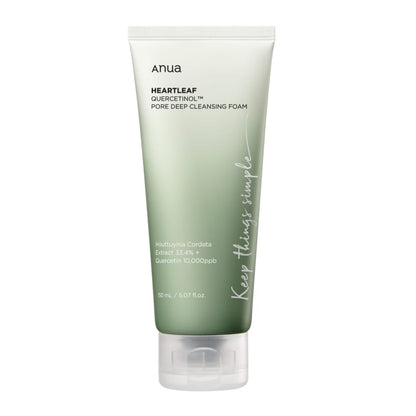 Anua Heartleaf Pore Deep Cleansing Foam 150ml - BeautyLabelpersonal careAnuaBeautyLabel150mlAnua Heartleaf Pore Deep Cleansing Foam 150ml - BeautyLabel