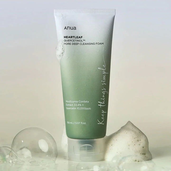 Anua Heartleaf Pore Deep Cleansing Foam 150ml - BeautyLabelpersonal careAnuaBeautyLabel150mlAnua Heartleaf Pore Deep Cleansing Foam 150ml - BeautyLabel
