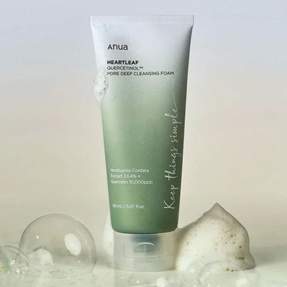 Anua Heartleaf Pore Deep Cleansing Foam 150ml - BeautyLabelpersonal careAnuaBeautyLabel150mlAnua Heartleaf Pore Deep Cleansing Foam 150ml - BeautyLabel