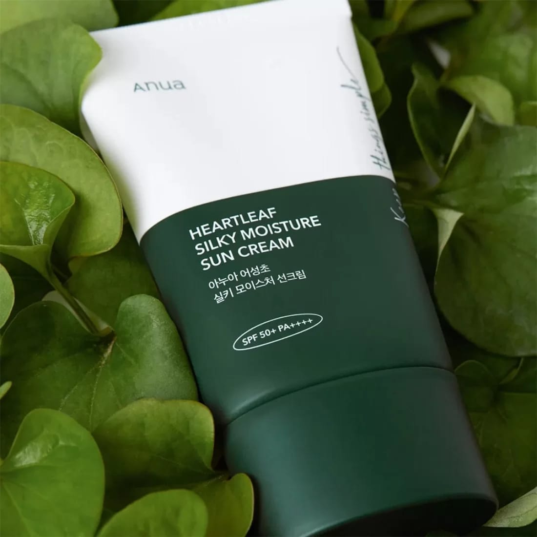 Anua Heartleaf Silky Moisture Sun Cream SPF 50+ PA++++ 50ml - BeautyLabelpersonal careAnuaBeautyLabel50mlAnua Heartleaf Silky Moisture Sun Cream SPF 50+ PA++++ 50ml - BeautyLabel