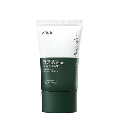 Anua Heartleaf Silky Moisture Sun Cream SPF 50+ PA++++ 50ml - BeautyLabelpersonal careAnuaBeautyLabel50mlAnua Heartleaf Silky Moisture Sun Cream SPF 50+ PA++++ 50ml - BeautyLabel