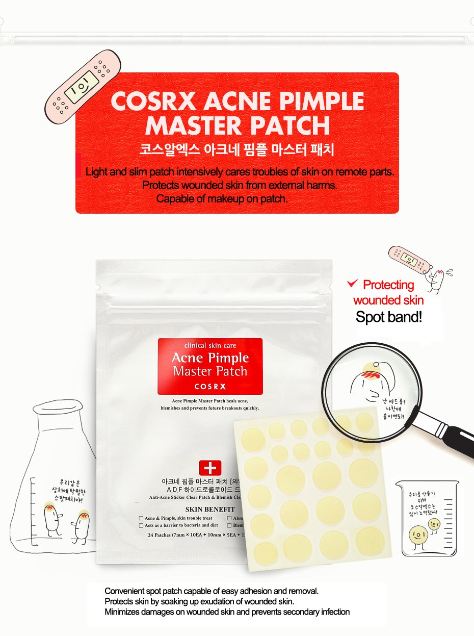 Cosrx, Acne Pimple Master Patch, 24 Patches