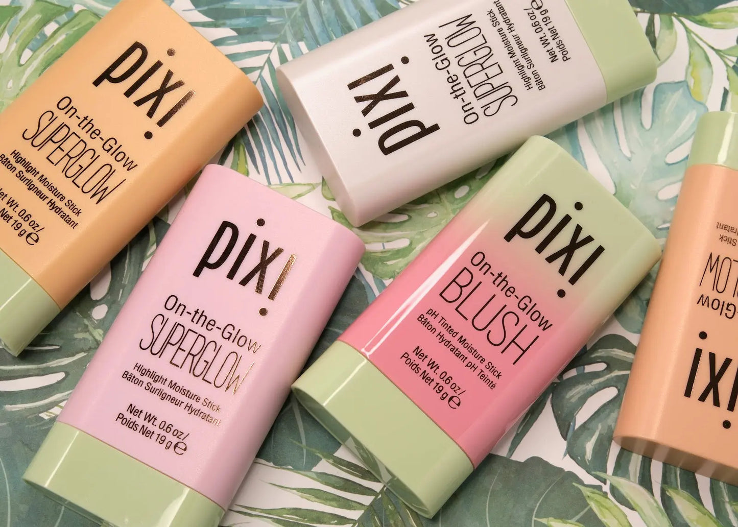 pixi On-the-Glow Super Glow highlighters Deluxura
